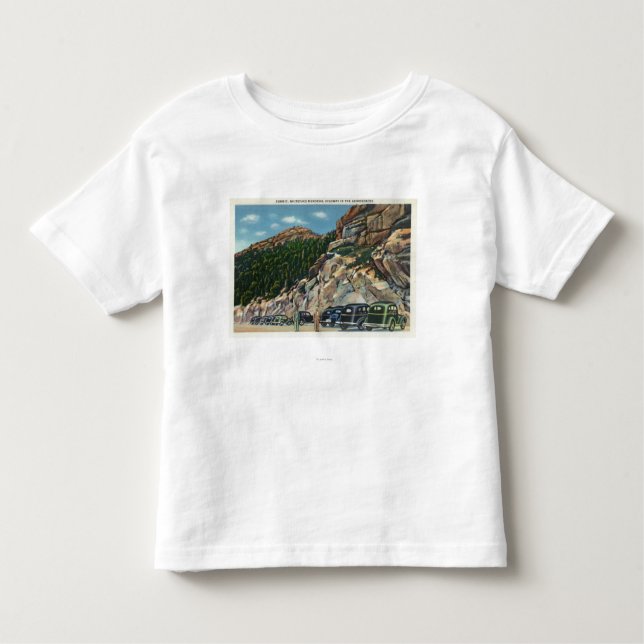 Parking Area View of the Summit Toddler T-shirt (Front)