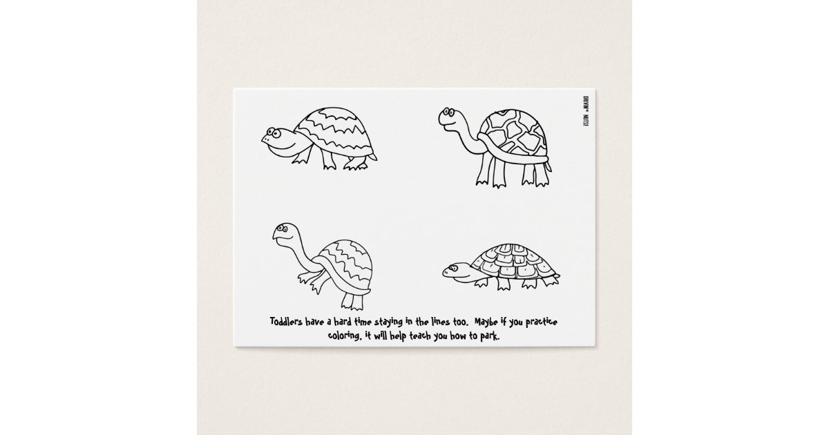 Parking Between the Lines - Coloring Book Note | Zazzle.com