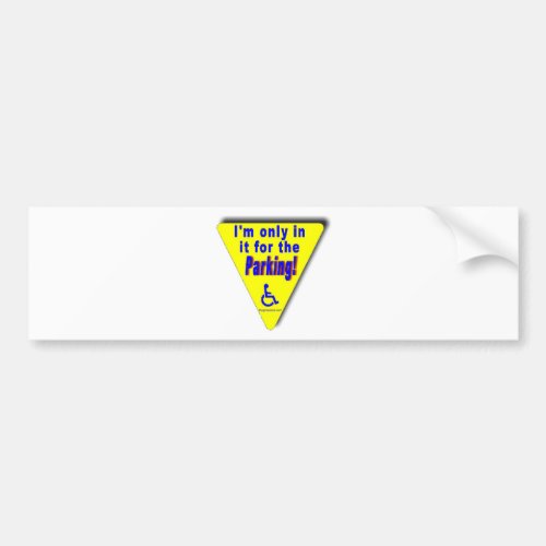 parking bumper sticker