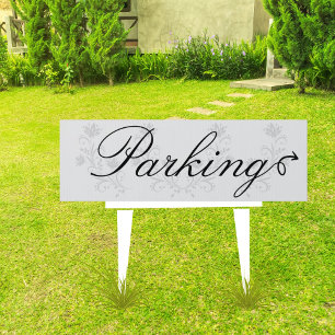 Parking Direction Sign   Party Event Yard
