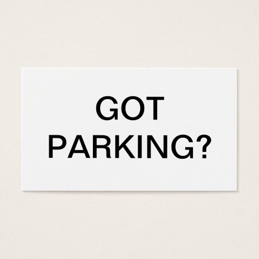 Parking issue (Front)