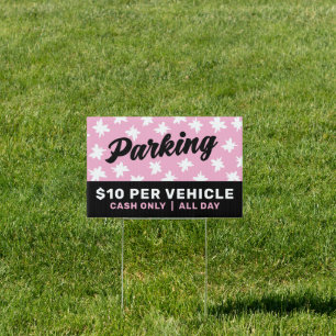 Parking Lot Pay to Park Sign