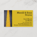 Parking Lot Striping Business Card at Zazzle