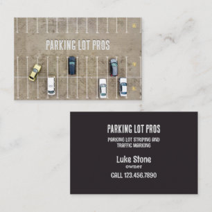 Parking Lot Striping Business Card