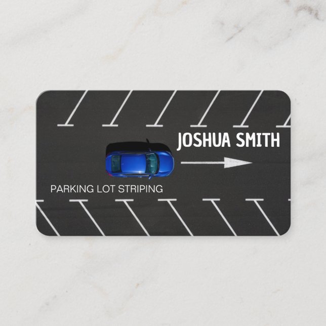 Parking Lot Striping Business Card (Front)
