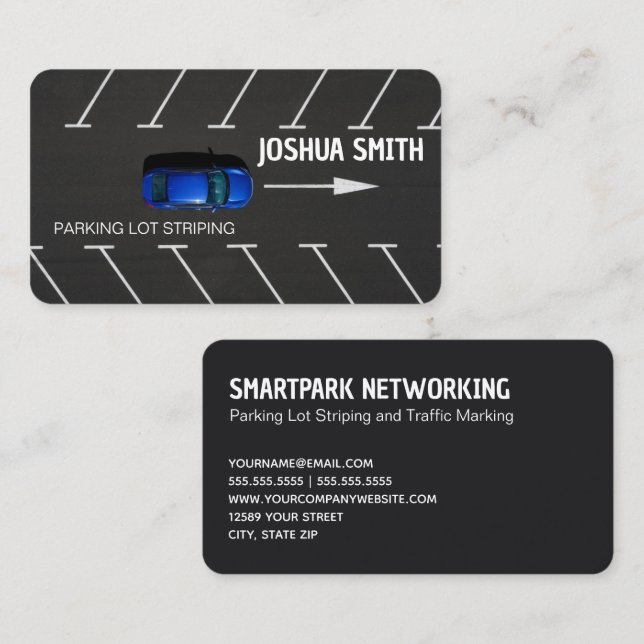Parking Lot Striping Business Card (Front/Back)
