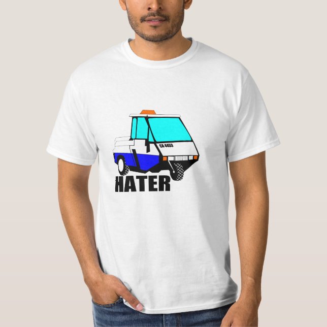 Parking Meter Maid Vehicle T-Shirt (Front)