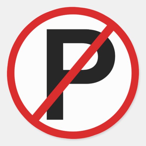 Parking Not Allowed Stickers