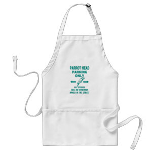 Parking only adult apron