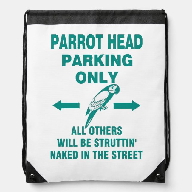 Parking only  drawstring bag (Front)