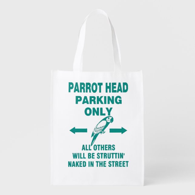 Parking only  grocery bag (Front)
