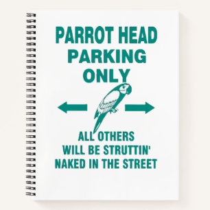 Parking only  notebook