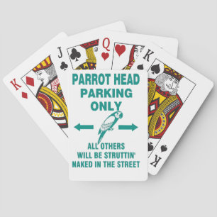 Parking only poker cards
