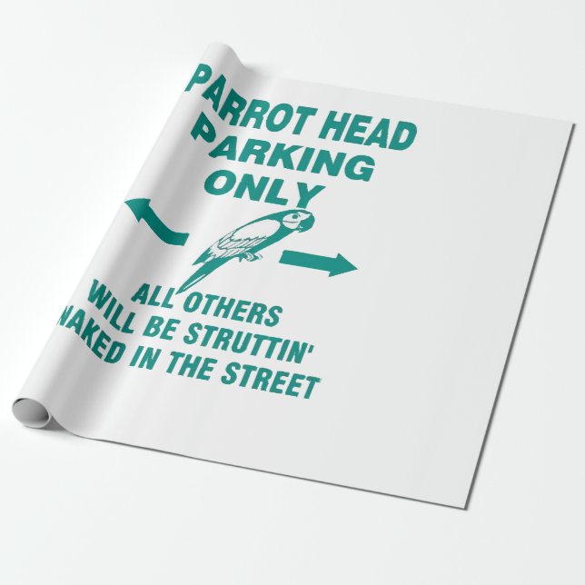 Parking only  wrapping paper (Unrolled)