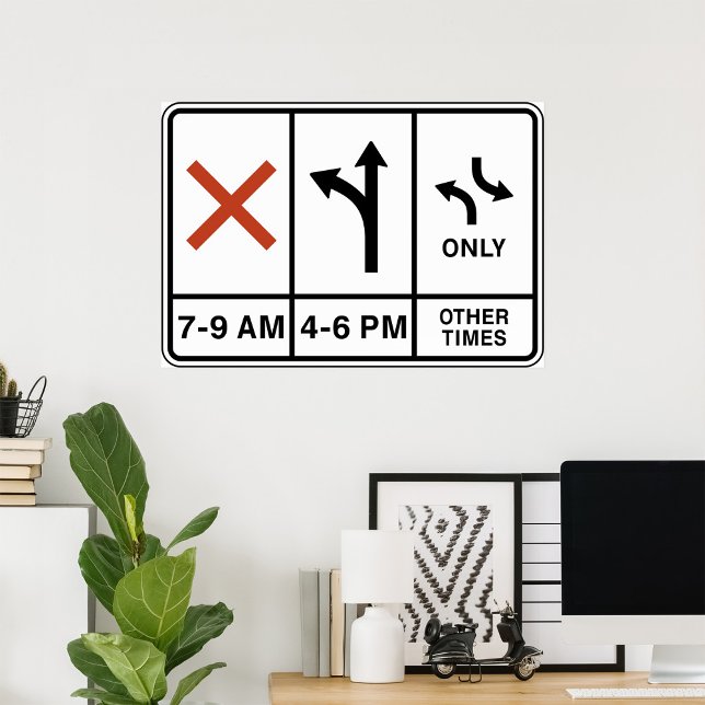 Parking Times Sign Poster (Creator Uploaded)