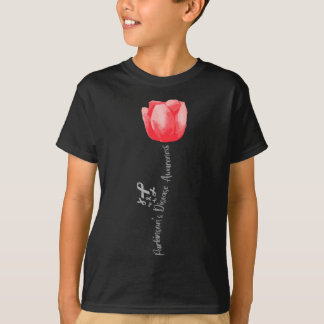 Parkinson Disease Awareness Tulip - April National T-Shirt