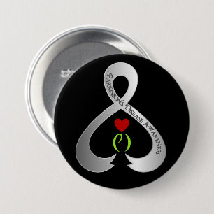 Parkinson"s Awareness Ribbon Button