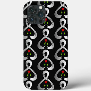 Parkinson"s Awareness Ribbon iPhone 13 Pro Max Case