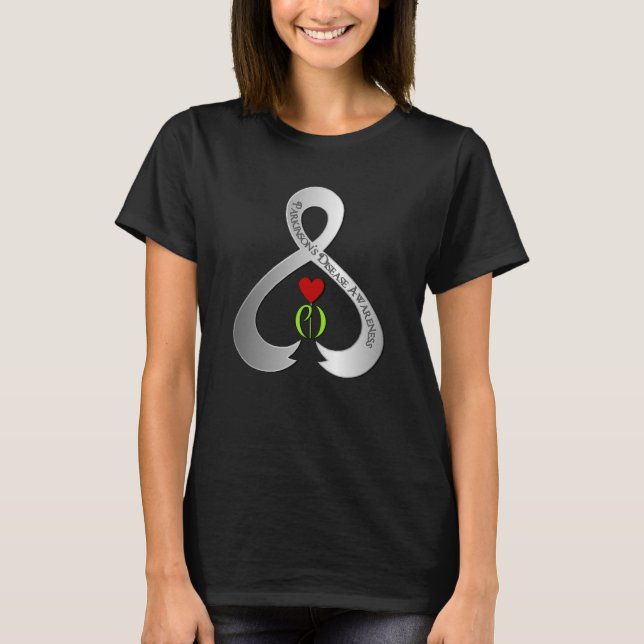 Parkinson"s Awareness Ribbon T-Shirt (Front)