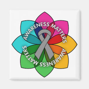 Parkinson’s Disease Awareness Matters Petals Magnet
