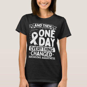 Parkinsons Awareness  Warrior Survivor Ribbon T-Shirt