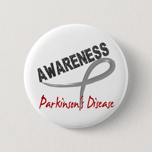 Parkinson's Disease Awareness 3 Button (Front)