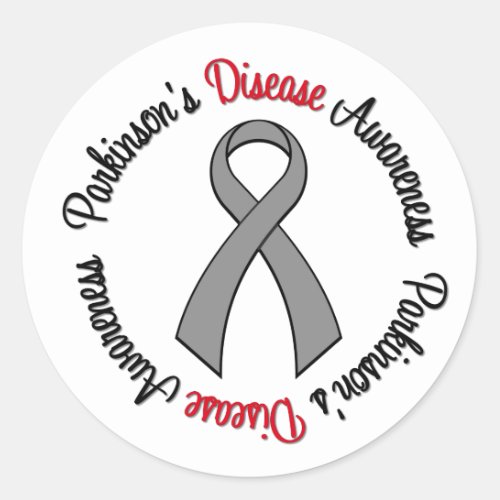 Parkinsons Disease Awareness Classic Round Sticker