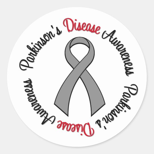 Parkinson's Disease Awareness Classic Round Sticker | Zazzle.com