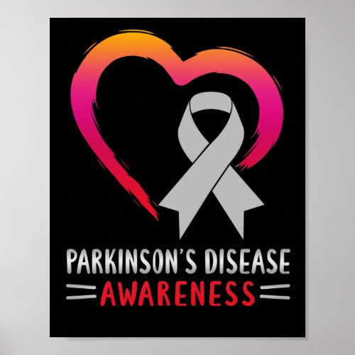 Parkinsons Disease Awareness Mental Illness Poster