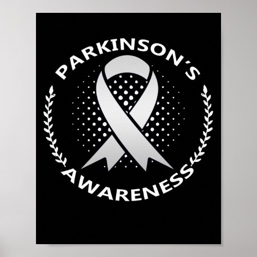 Parkinsons Disease Awareness Mental Illness Poster