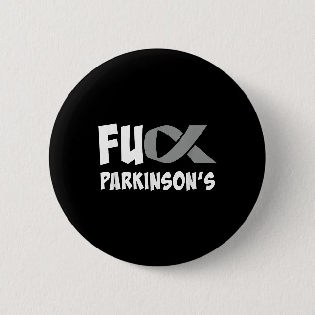 Parkinsons Disease Awareness Month For Parkinsons  Button (Front)