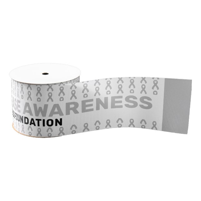 Parkinson's Disease Awareness Pattern Ribbon (Spool)