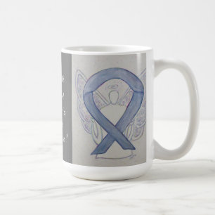Parkinson's Disease Awareness Ribbon Angel Mug