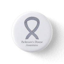 Parkinson's Disease Awareness Ribbon Art Pin
