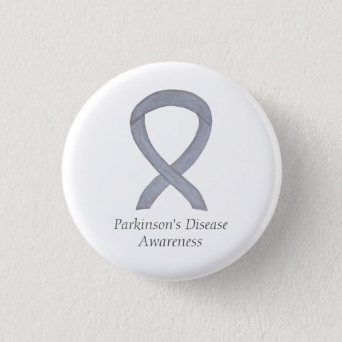 Parkinsons Disease Awareness Ribbon Art Pin