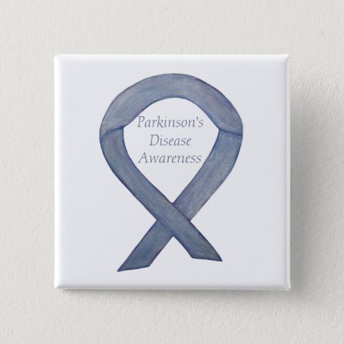 Parkinsons Disease Awareness Ribbon Art Pin