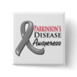 Parkinsons Disease Awareness Ribbon Pinback Button