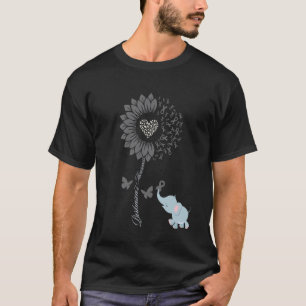 Parkinson's Disease Awareness Sunflower Elephant B T-Shirt