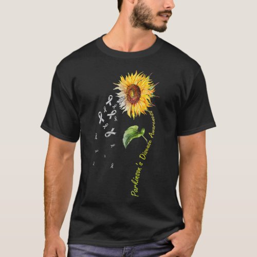 Parkinsons Disease Awareness Sunflower T_Shirt