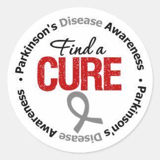 Parkinson's Disease FIND a CURE Classic Round Sticker