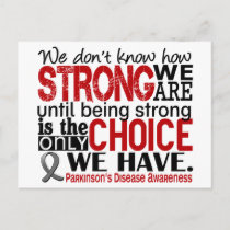Parkinson's Disease How Strong We Are Postcard