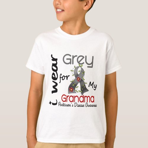 Parkinsons Disease I Wear Grey For My Grandma 43 T_Shirt