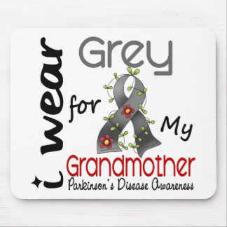 Parkinsons Disease I Wear Grey For My Grandmother Mouse Pad