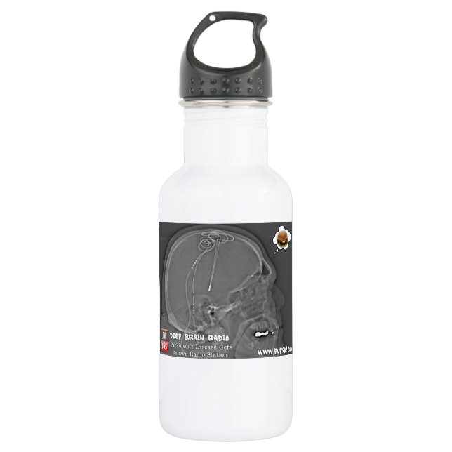Parkinson's Disease is ON THE AIR! Water Bottle (Front)