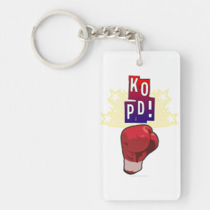 Parkinsons Disease Knockout Keychain