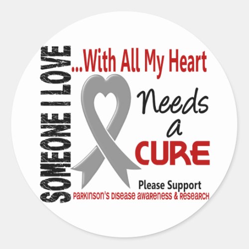 Parkinsons Disease Needs A Cure 3 Classic Round Sticker
