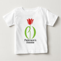 parkinson's disease, parkinsons disease, tulip, pd baby T-Shirt