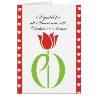 parkinson's disease, parkinsons disease, tulip, pd cards