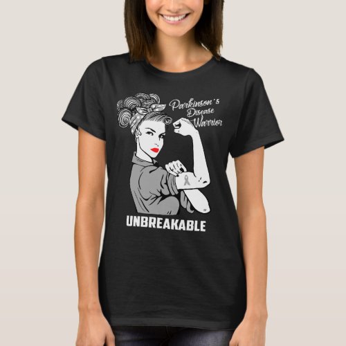 Parkinsons Disease Warrior Unbreakable T_Shirt