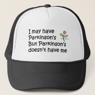 parkinson's doesn't have me trucker hat